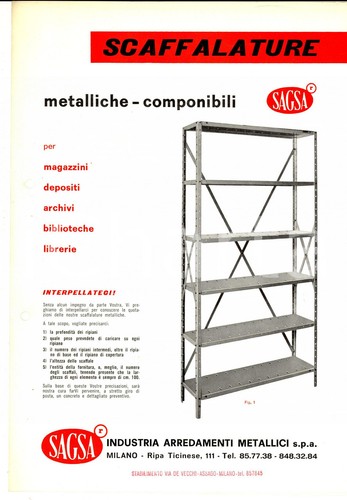 1965 milano ditta - ditta, sagsa