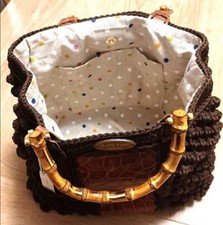 borsa donna ad uncinetto fatta