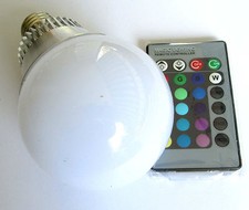 5W Lampada LED E27 RGB