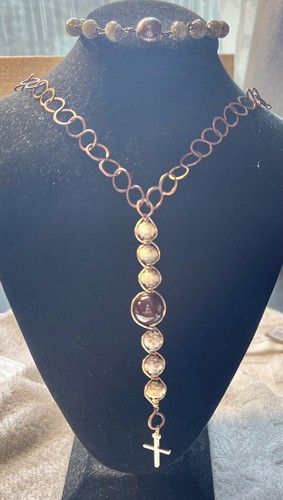 Bracciale collana vintage - e,