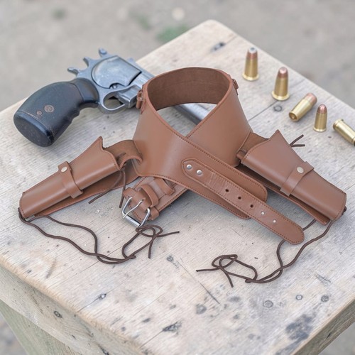 Cowboy western pelle doppia - western,