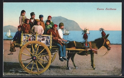 Carro siciliano italiani - carro,