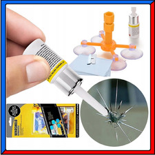 Kit RIparazione Parabrezza Vetri Resina Ripara Vetro Scheggiato per Crepe Auto