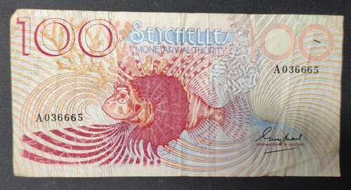 Rare seychelles billet 100 - rare,