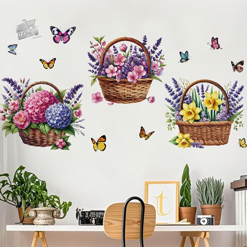 Purple flowers butterflies - flowers,