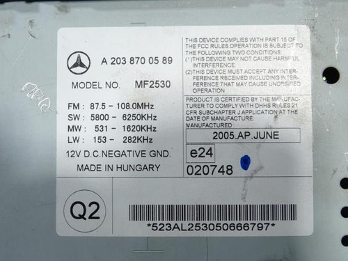 Autoradio originale mercedes - autoradio,