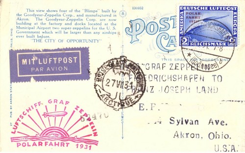 Germania zeppelin polarfahrt - germania,,