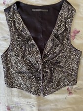 Gilet Zara Cristalli Borchie