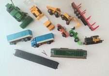 Lotto Rottami Locomotiva Diesel D 445 ruspe Camion Rottami Scala Ho Plastico 