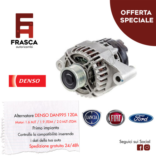 Alternatore denso lancia delta - alternatore,
