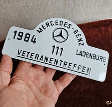 INSEGNA VINTAGE METALLO AUTO