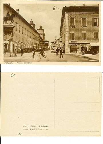 Ferrara piazza cattedrale - ferrara:,
