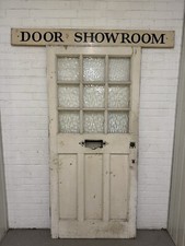 Pannello in legno georgiano di recupero porta esterna 1980 o 1970 mm x 900 x 910 mm