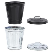  2 Pezzi Pattumiera Ufficio