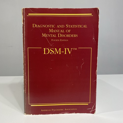 Dsm diagnostic statistical - iv,