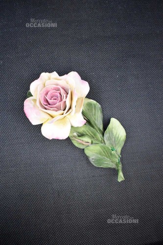 Pink ceramic capodimonte - ceramic,