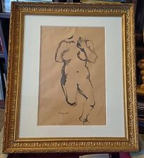 Giuseppe Santomaso disegno a china anni '40