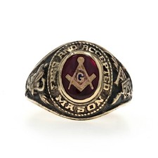 Anello Massonico Da Uomo In