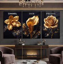 3 x Fiori d'oro in un look