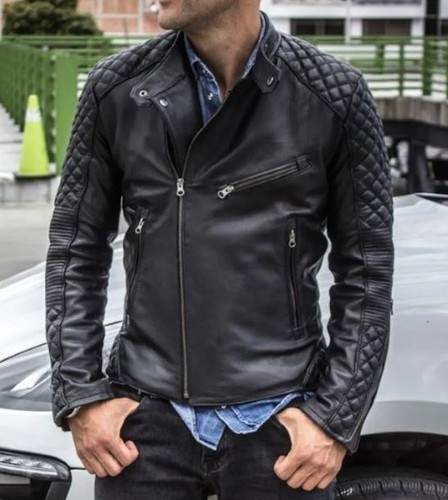 Giacca pelle uomo - pelle,