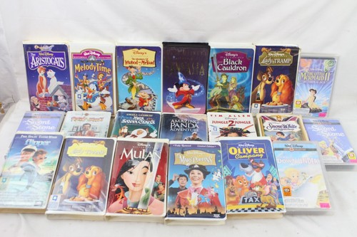 Vintage disney vhs - disney, lot