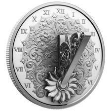 20 $ DOLLARI The Sundial - La Sonnenuova 3D Canada 1 oz Argento PP 2025