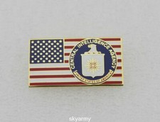 Spilla bandiera emblema CIA