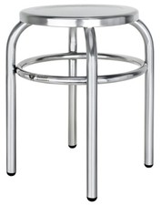 Sgabello in acciaio inox