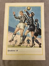 QUADERNO CALCIO JUVENTUS INTER