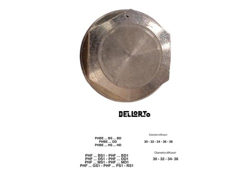 Dell orto tappo - dell'orto, vaschetta
