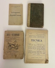 Stock n. 4 Libri Antichi 
