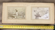 3 Foto Albumina Anzio 1899 -