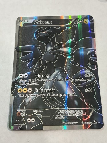 Pokémon zekrom 114 ultra - zekrom,