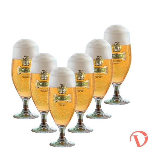 Bicchieri birra forst kronen - birra,