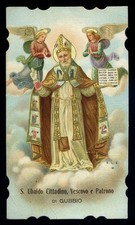 santino cromo-holy card S.LEGA -S.UBALDO V. DI GUBBIO