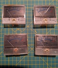 STRUMENTI MISURA DA PANNELLO  W-METER CON SCALA  IN dB - VINTAGE - (ELE_419)