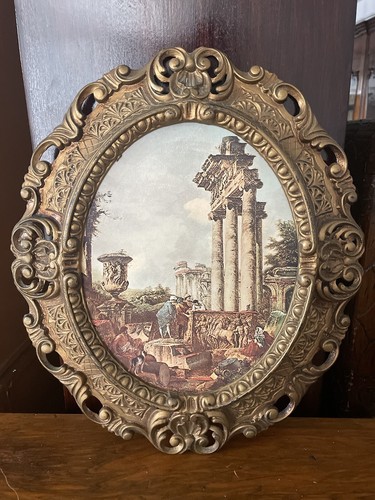 Quadro ovale italiano donne - quadro,