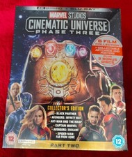MARVEL STUDIOS CINEMATIC UNIVERSE PHASE 3 PART 2 4K UHD & BLU RAY NEW SEALED