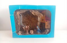 Natività Capanna Presepe Con Scatola Anni 60/70