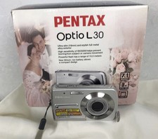 Pentax Optio L30 fotocamera digitale compatta 7,1 MP CCD argento sottile - caricatore mancante