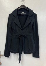 Giacca blazer jersey nero - jersey,
