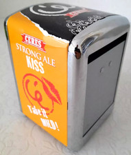 Ceres C'è Birra Porta Tovaglioli Alluminio Verniciato Nuovo Gadget Pubblicitario