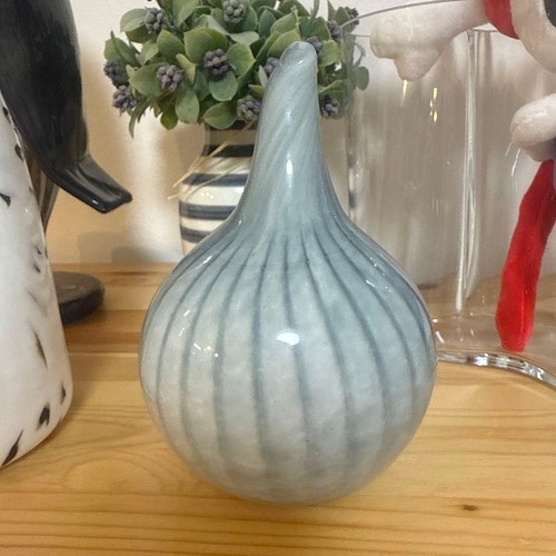 Ornamento vetro grigio - vetro,