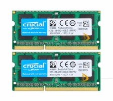 8 GB Crucial 2 x 4 GB DDR3