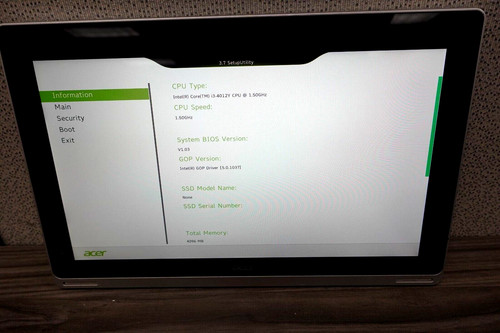 Acer switch core 4012y 50 - switch,
