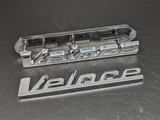 ALFA ROMEO VELOCE LOGO SIGLA EMBLEMA FREGIO STEMMA SCRITTA TARGHETTA BADGE TARGA