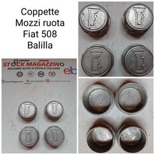 Serie Coppette Mozzi Ruota Fiat 508 E Balilla Nuove Originali Dell Epoca 