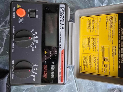 Kyoritsu digital rcd - rcd, (elcb)