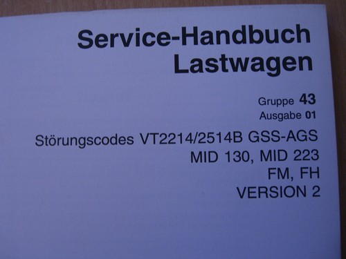 Manuale officina codici guasti