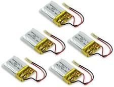 Set di 5 batterie LiPo 150 mAh